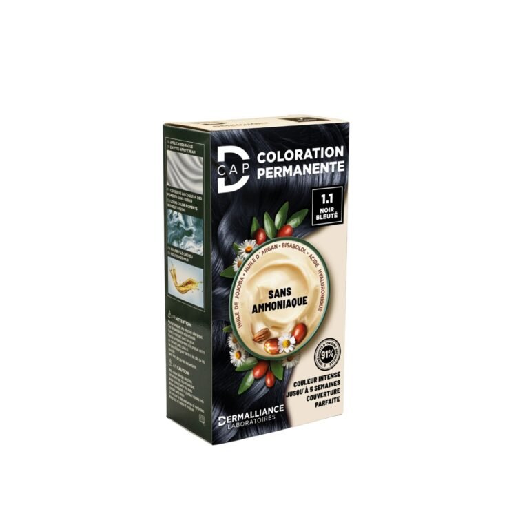 DCAP COLORATION PERMANENTE NOIR BLEUTE N° 1.1
